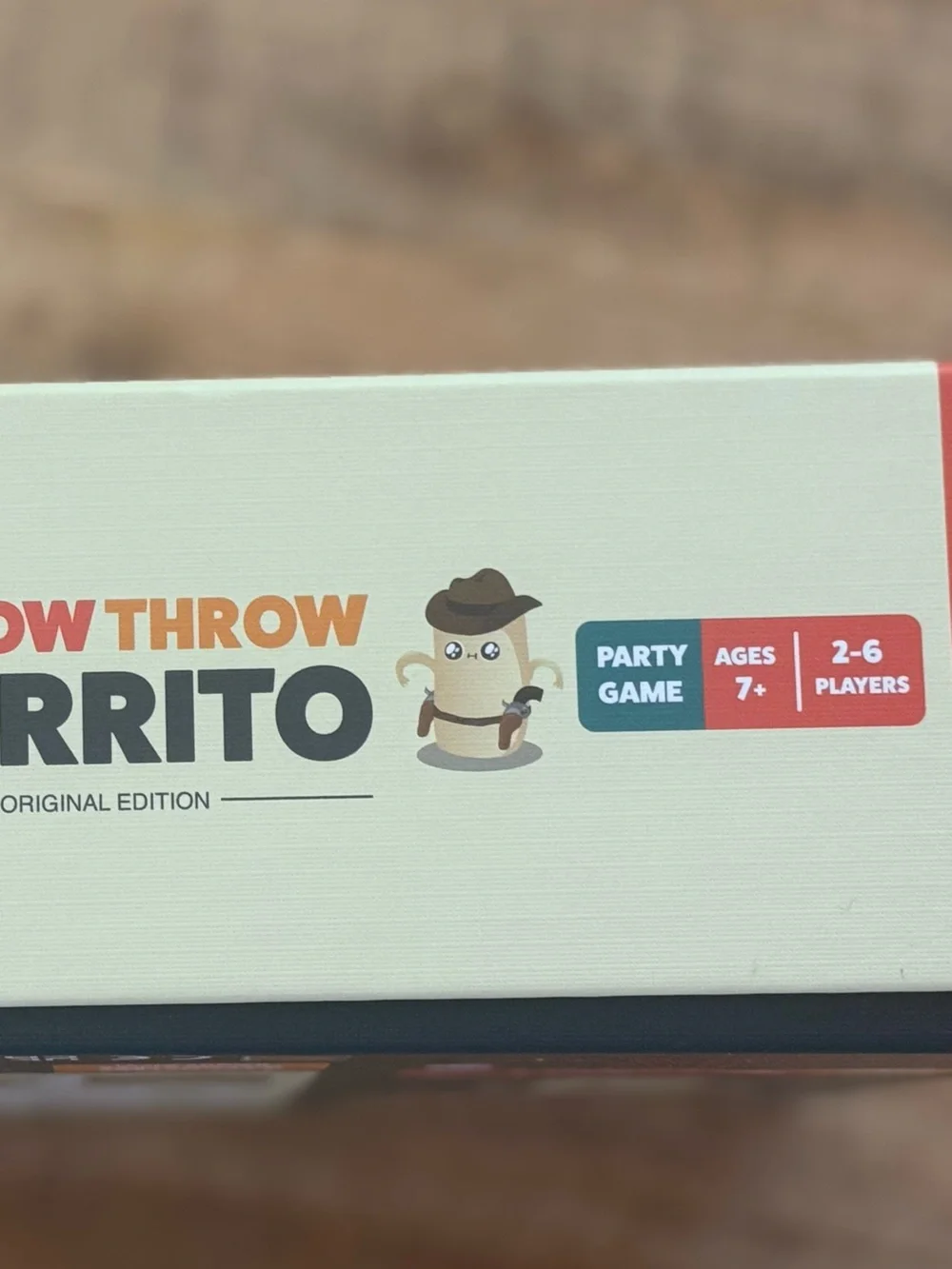 Exploding Kittens Throw Throw Burrito Game | Sealed Cards / Open Box